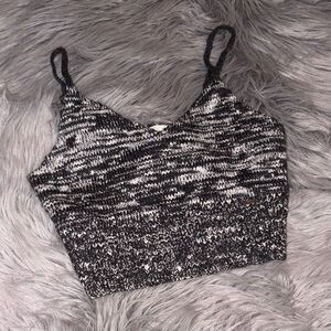 Abercrombie & Fitch Sweater Knit Adjustable Bralette Size Small